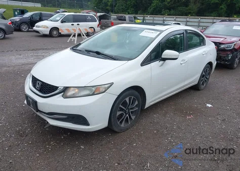 2015 Honda Civic Ex из США, поврежденный, VIN 19XFB2F8XFE274139